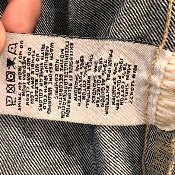 DKNY denim jacket girls large - Picture 3 of 5